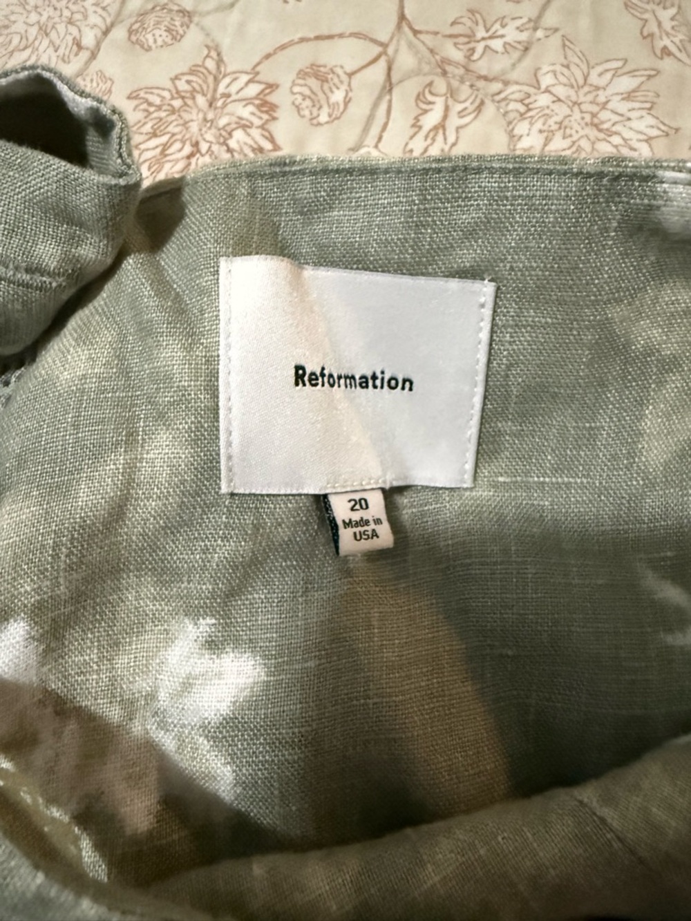 Reformation Tagliatelle Linen
Midi Dress size 20 - Picture 12 of 13